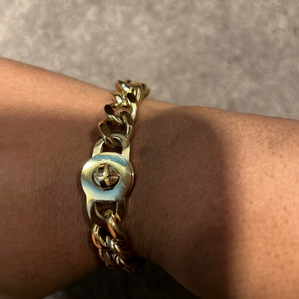 Gold plated bracelet